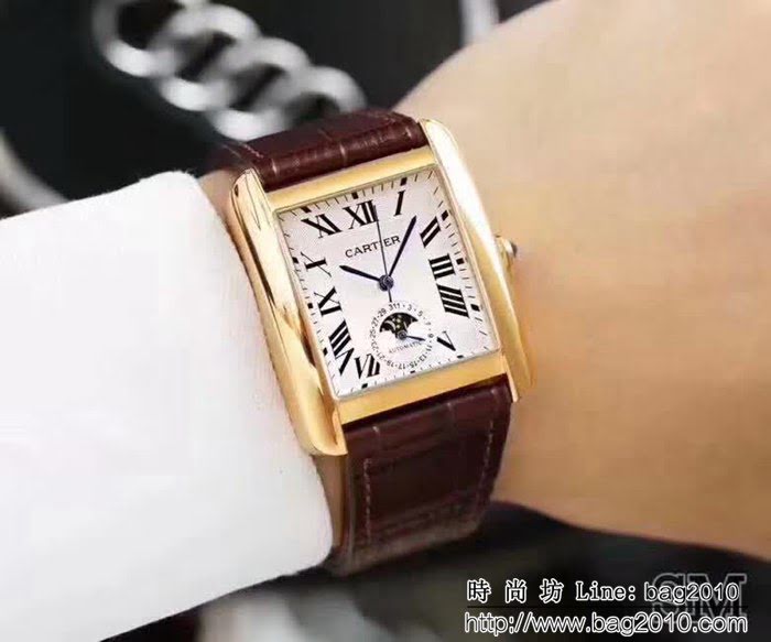CARTIER卡地亞 最新坦克系列 高端男士腕表 WSS1274